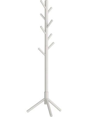 New Solid Wood Coat Rack, Free Standing, Tree-Shaped, with 8 Hooks